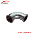 45 Degree Sanitary Stainless Steel Pipe Fitting Clamped Elbow